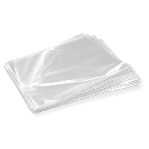 Clear Plain Pre-Cut Cello Sheets (60cm x 80cm) x 500