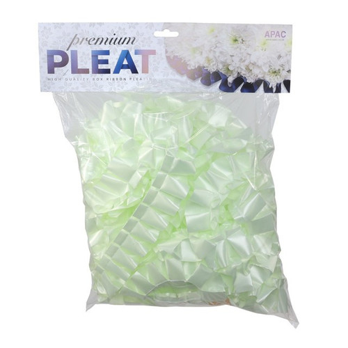 Premium Mint Green Pleat Ribbon (50mm x 30m)