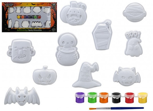 Paint Your Own Halloween Decorations (10 Pack)