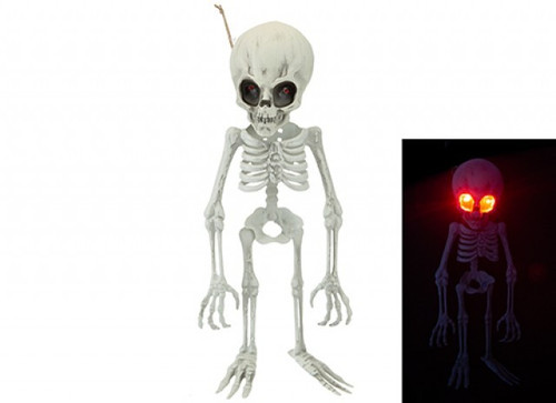 Alien Hanging Skeleton with Led Eyes