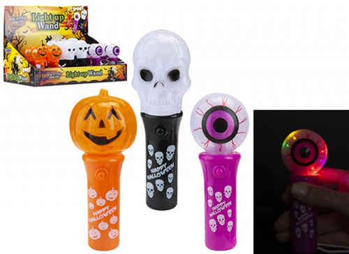 Halloween Light Up Wand (Assorted)  Halloween Light Up Wand (Assorted)