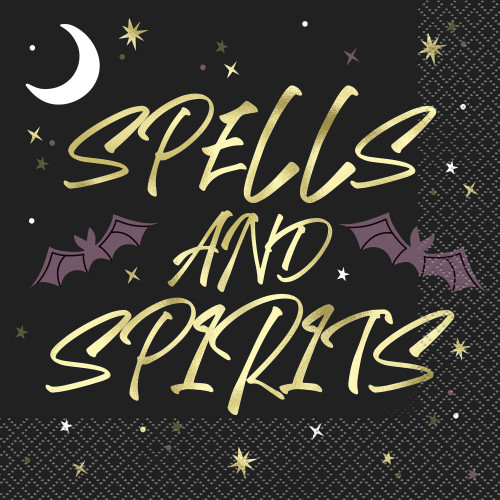 Black Spells and Spirits Napkins