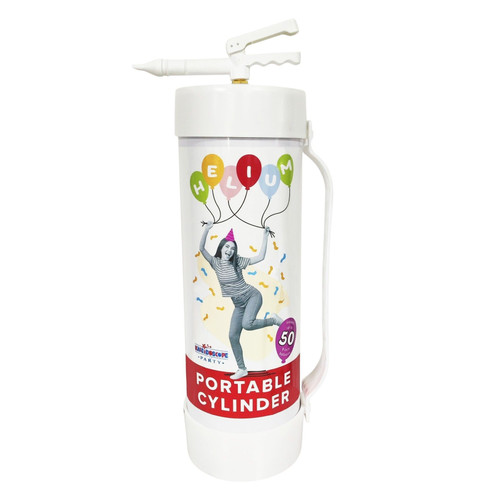 Large Disposable Helium Bottle 3.3L (50 Balloons)