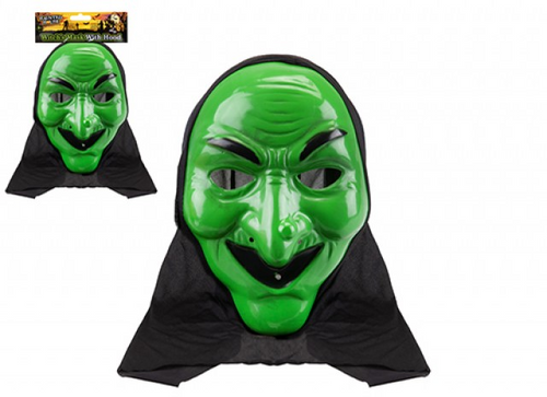Adult Witches Mask With Hood 