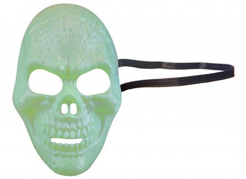 Glow In The Dark Skull Mask  Glow In The Dark Skull Mask