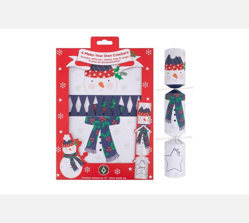 6 MYO Crackers Snowman (12inch) 6 MYO Crackers Snowman (12inch)