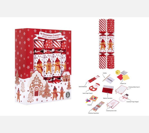 10 Family Gingerbread Crackers (12inch) 10 Family Gingerbread Crackers (12inch)