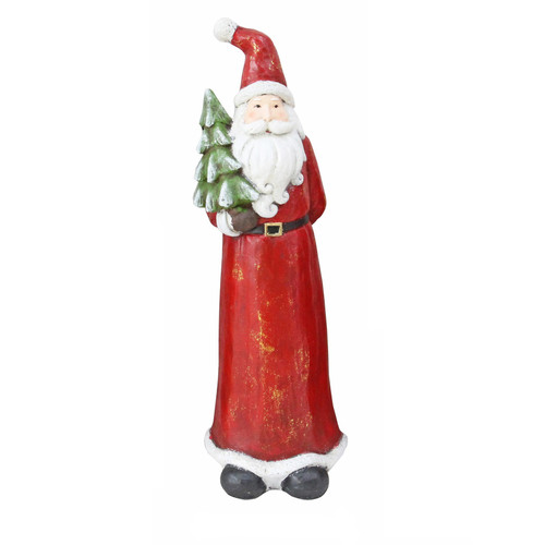 Father Christmas Holding Tree (60cm)