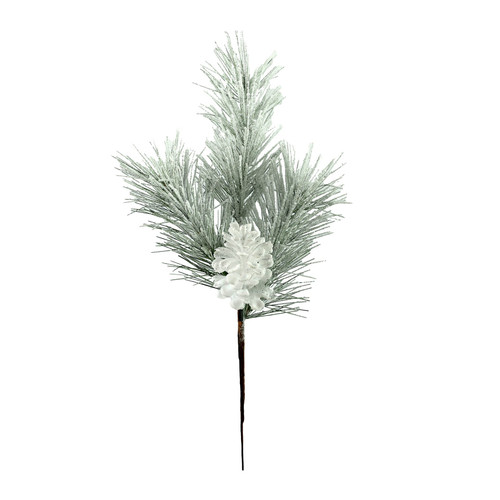 Snowy Spruce Spray (28cm)