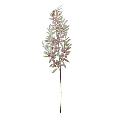 Frosted Red Berry Spray (70cm)