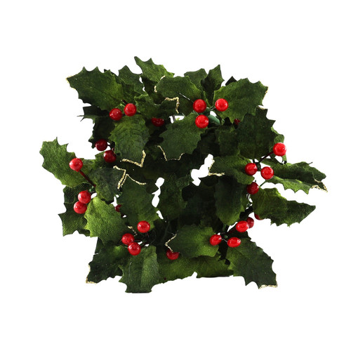 Holly Candle Ring (19cm) Holly Candle Ring (19cm)