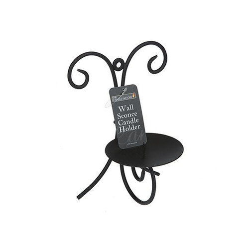 Metal Scroll Wall Sconce Candle Holder With Hang Tag Metal Scroll Wall Sconce Candle Holder With Hang Tag