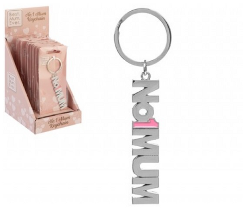 No1 Mum Key Ring