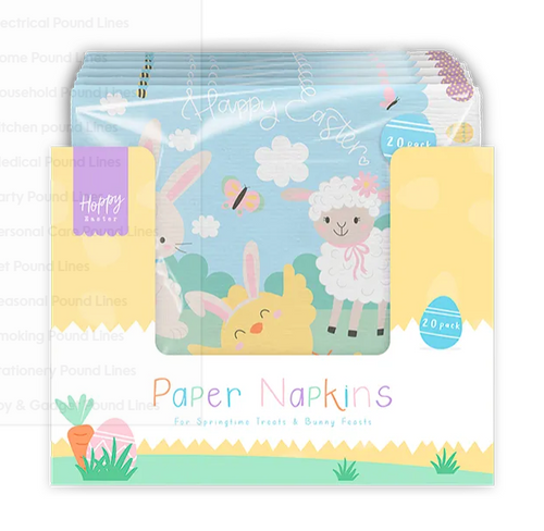 Easter Printed Napkins 20pk