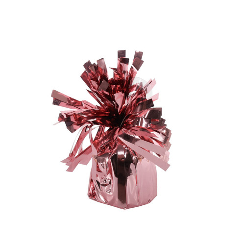 Light Pink Foil Balloon Weight with Tag