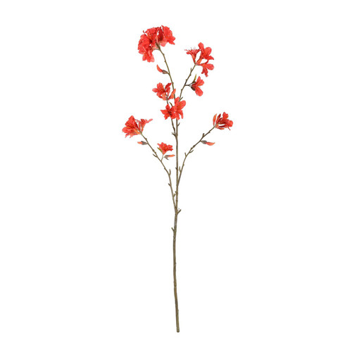Botanica Orange Rhododendron Spray (116cm)