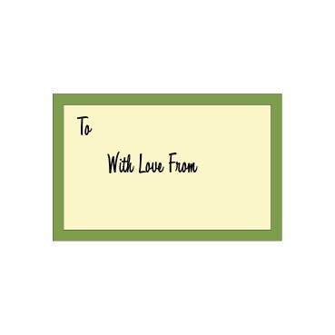 Green Frame Small Card (PK25)