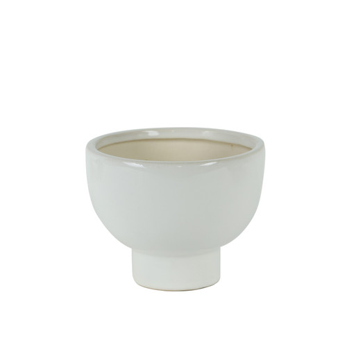 Hortus Cream Botany Ceramic Bowl (13cm H)