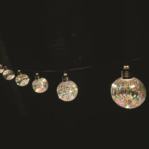 Warm White LED Rainbow Solar Lights (3.8m)