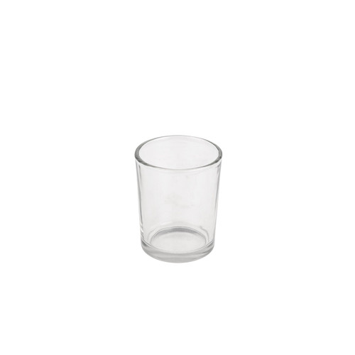Clear Simple Glass Tealight Holder