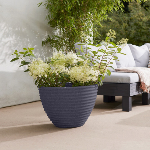 Millstone Grey Plastic Low Honey Pot (50cm Dia)