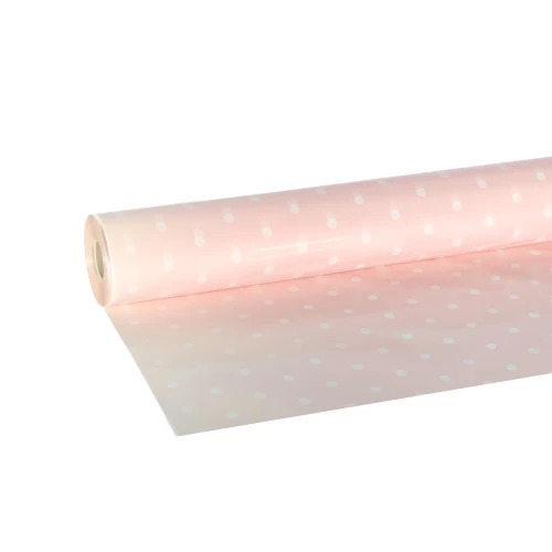 Pale Pink Colourwash White Dot Cello