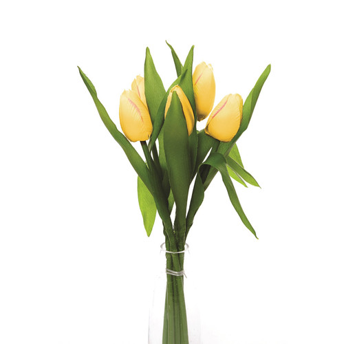 Yellow Tulip Bunch (36cm)