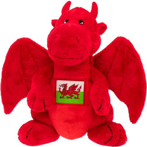 Suki - Red Fury Dragon with Welsh Flag