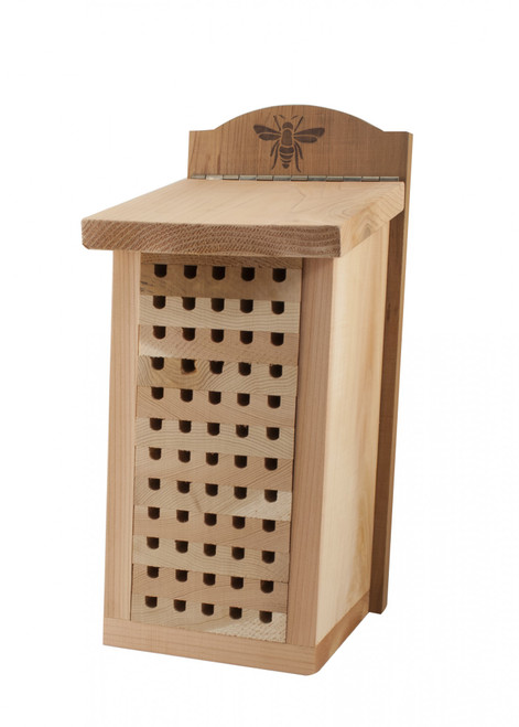 Heavy Duty Cedar Mason Bee House (Large)