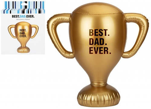 Gold Inflatable Best Dad Ever Trophy