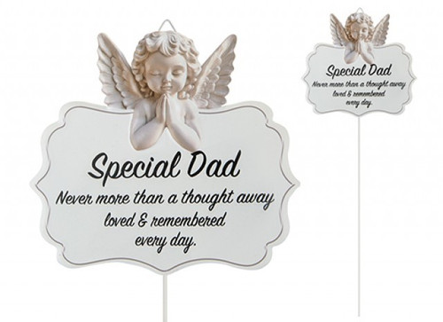 Memorial Cherub Praying - Special Dad          