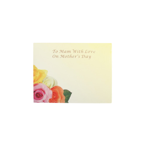 Mothers Day - Mam With Love Florist Card (Pack of 50