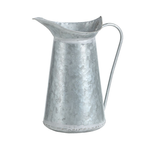 Silver Metal Jug (34cm)