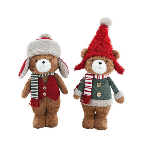 Assorted Standing Winter Bears (52cm)
