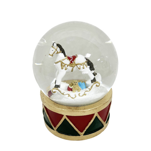 Rocking Horse Snow Globe (8cm)