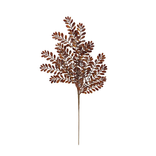 Copper Festive Leaf Spray (71cm)