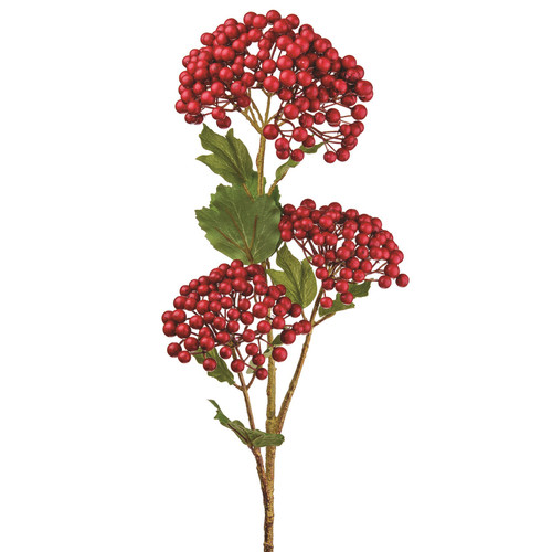 Red Viburnum Berry Spray (66cm)