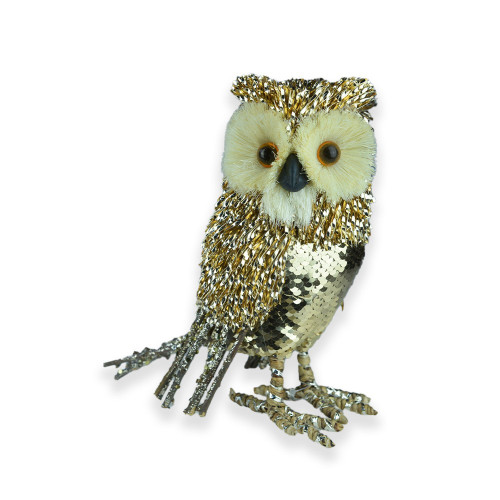 Gold Owl Decorative Character (19cm)