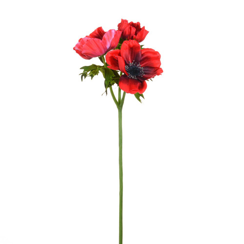Red Anemone Spray (46cm)