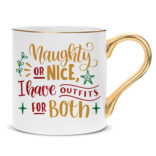 Festive Naughty Or Nice Mug