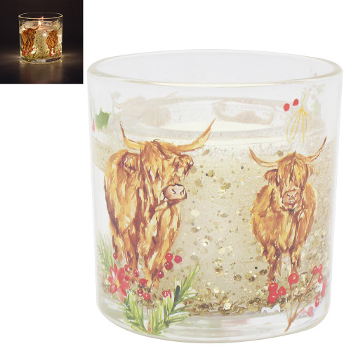 Highland Cow LED Candle (11cm)