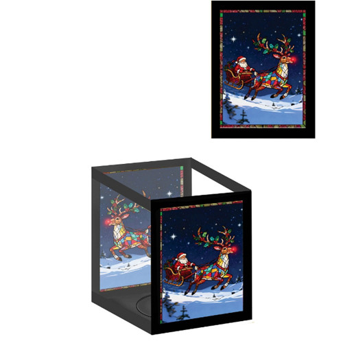 Santa Sleigh Tealight Holder (15cm)