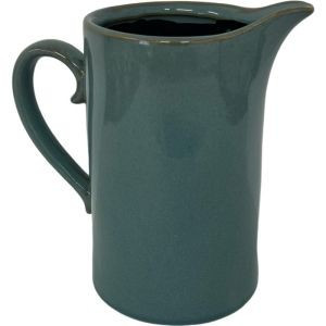 Teal Stoneware Jug (16cm)