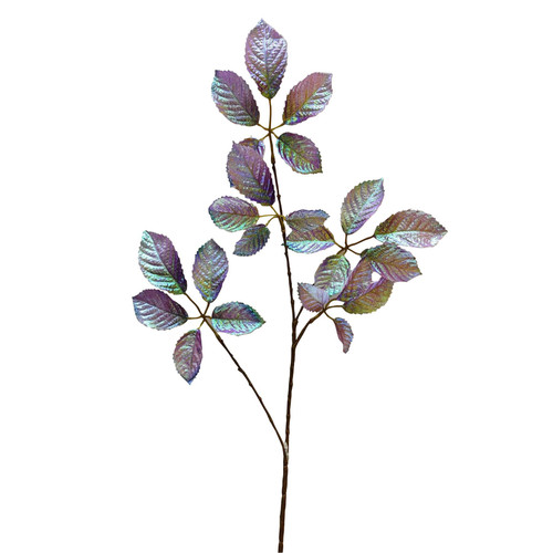 Iridescent Leaf Spray (75cm)