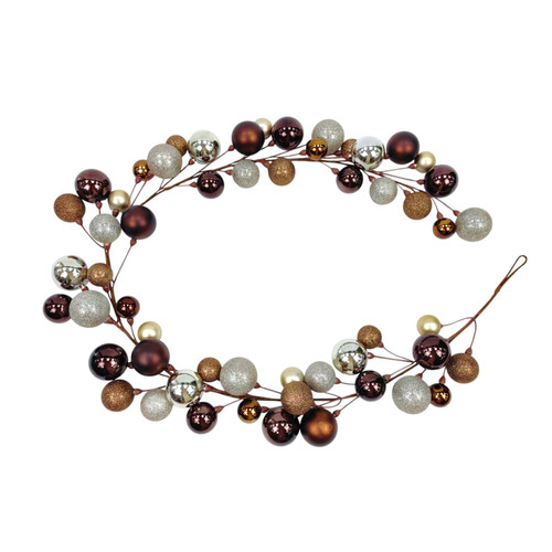 Natural Colours Bauble Garland (165cm)