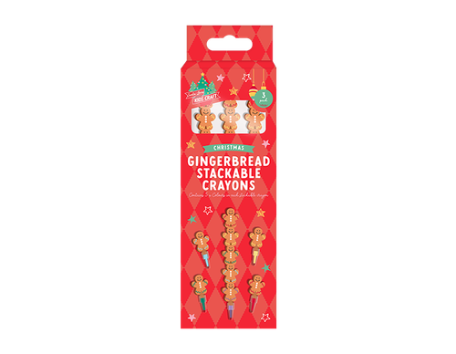 Gingerbread Stackable Crayons (Pack of 3)
