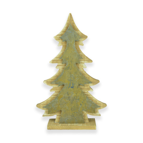LED Wooden and Iron Christmas Tree (22.5cm)