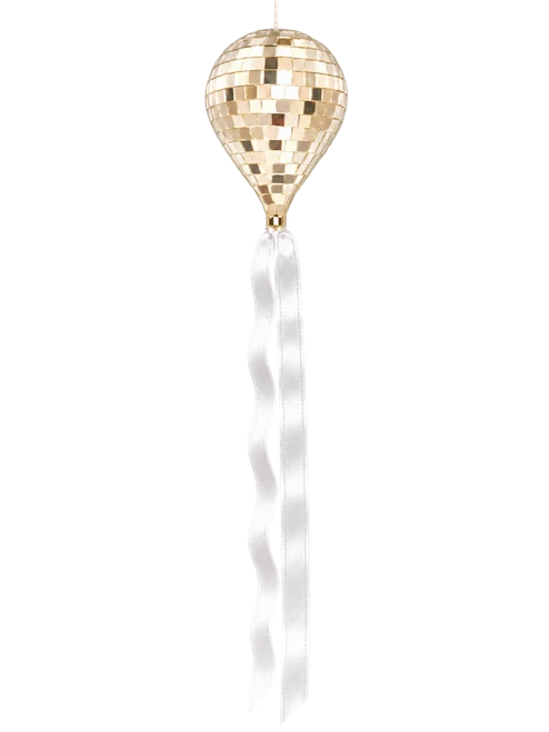 Champagne Mirror Balloon Bauble (8.5cm)