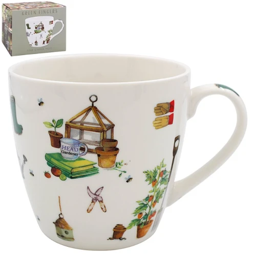 Green Fingers Breakfast Mug