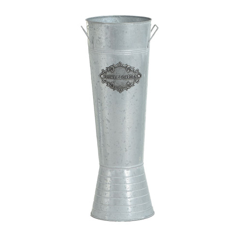 Silver Slim Flower Vase (56.5cm)